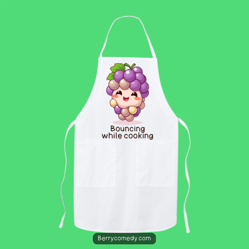 Funny Giggling Grape Cluster Apron: Hilarious Kitchen Accessory Gift